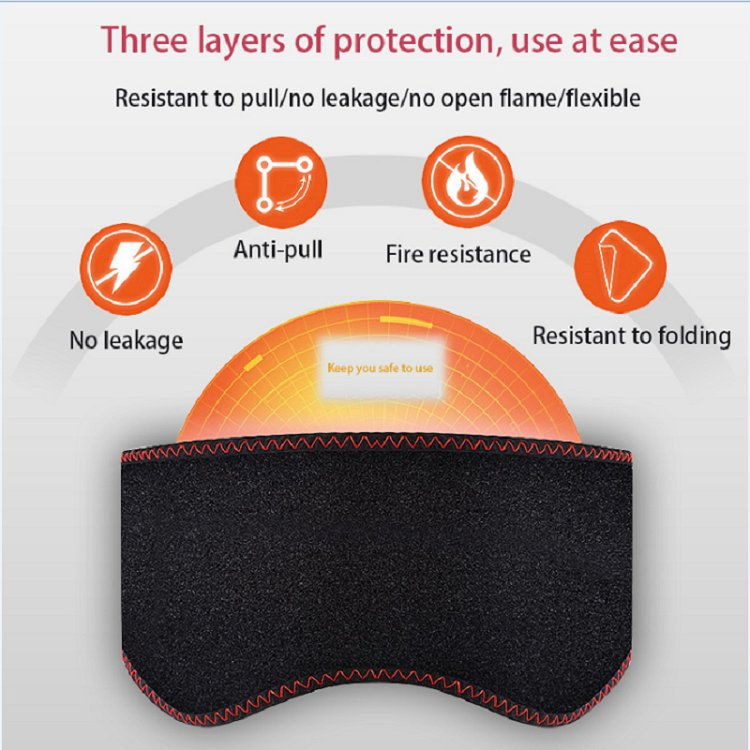 New Product Easy to Carry 7.4V Rechargeable Electric Heated Eye Mask