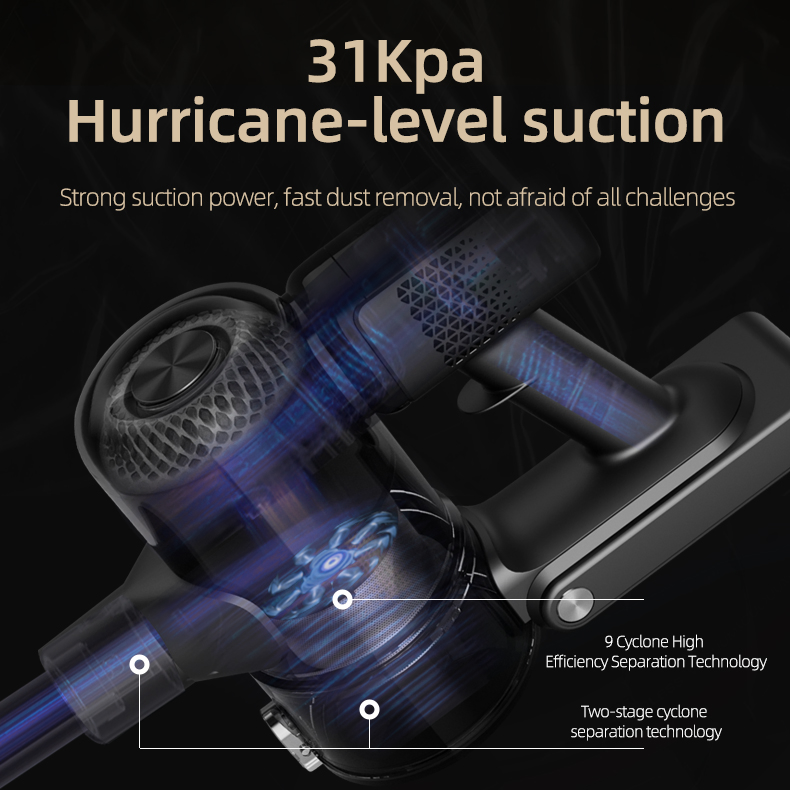 New Cordless Handheld Stick Vacuum LED Dust Sensor Floor Wireless vacuum Cleaner