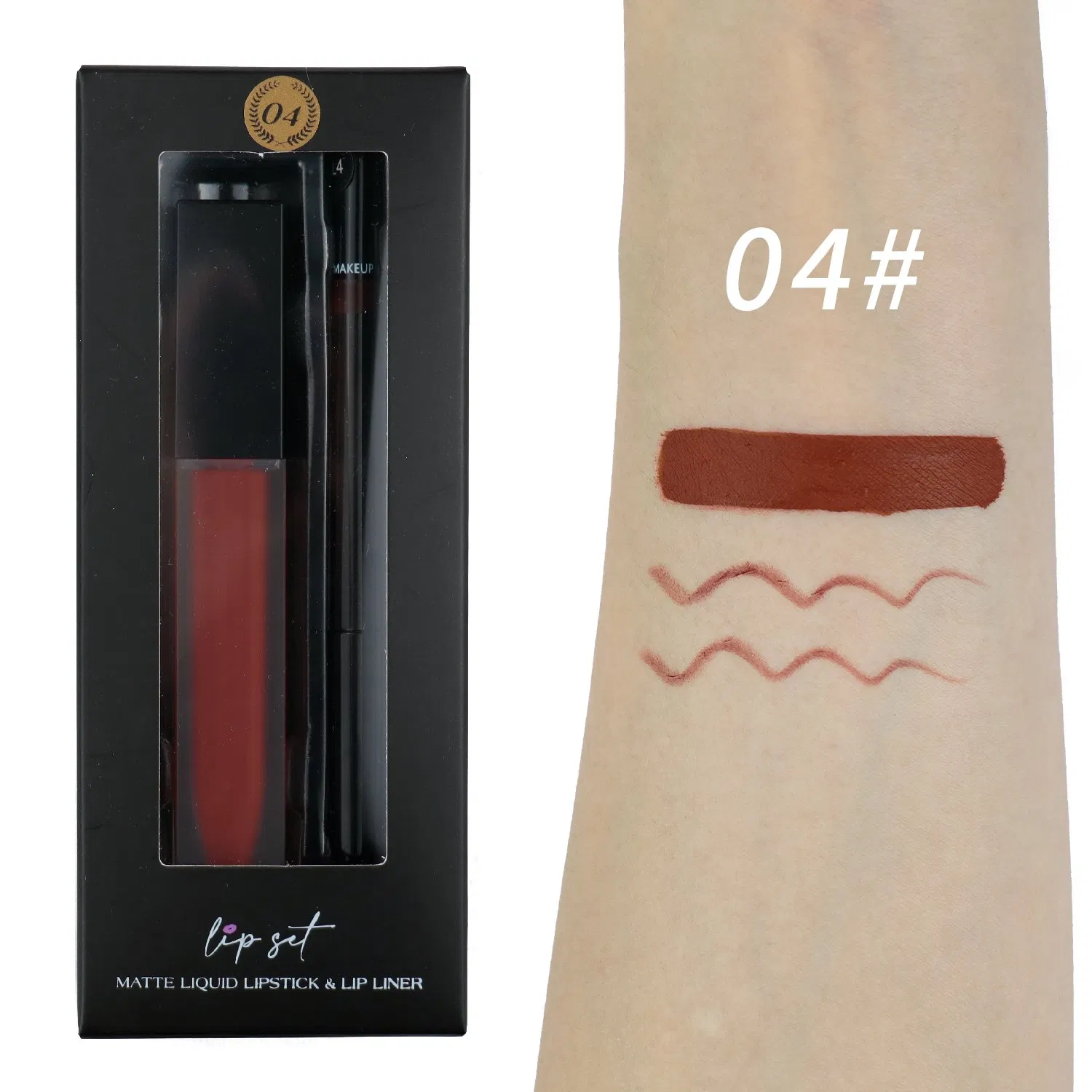Big Lips Waterproof Lip Plumper Gloss Matte Liner Liquid Lipstick Gift Set