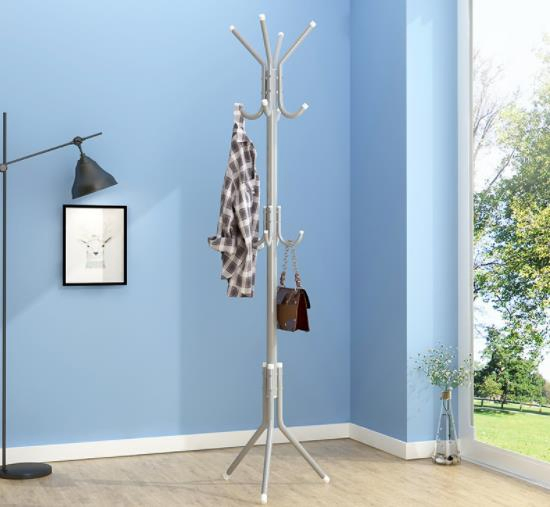 Multifunctional Wrought Iron Coat Rack Simple Modern Economical Storage Hanger