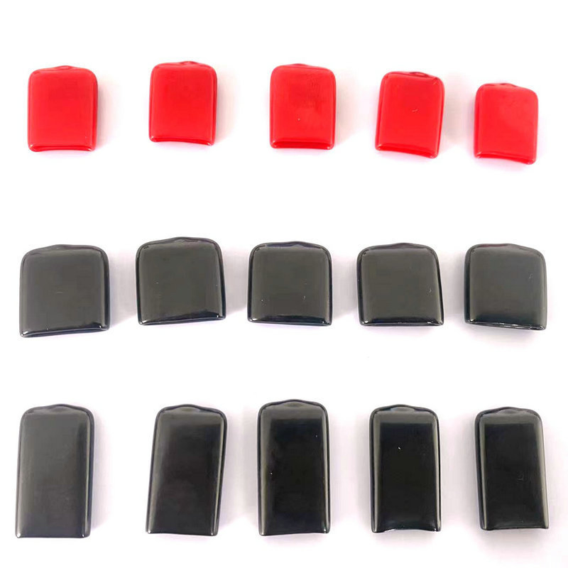 PVC Hardware Handle Soft Rubber Sleeve Flat Handle Sheath Vinyl Rectangular Hand Tip