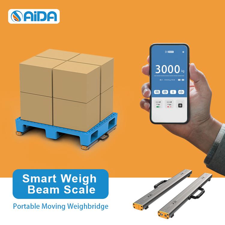 Портативные Bluetooth весы-полоса AIDA AD1 до 1500 кг