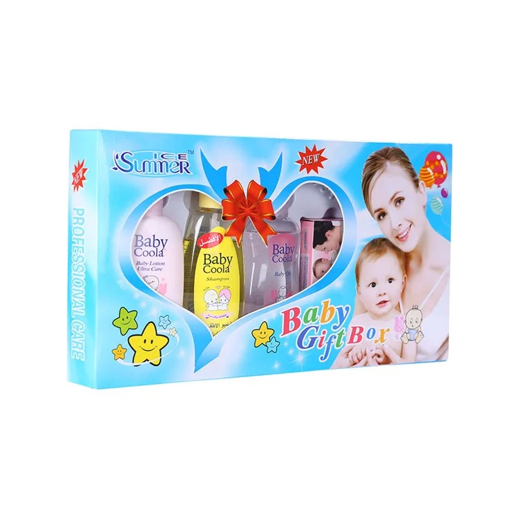 5 in 1 Bathing Shampoo Body Care Baby Personal Cosmetics in Baby Gift Box