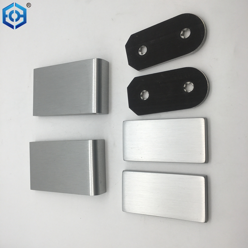 Silver Aluminium Glass Door Hinge for Glass Doors Glass Thickness 10mm