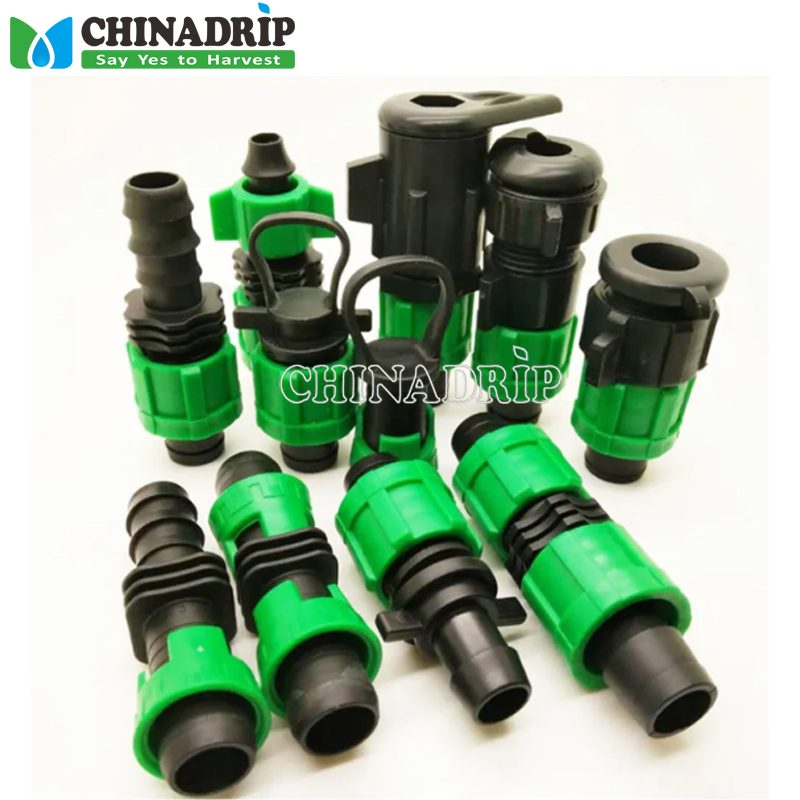 Drip Irrigation System Lock Nut Offtake Accessories Agriculture Valve for Drip Hose