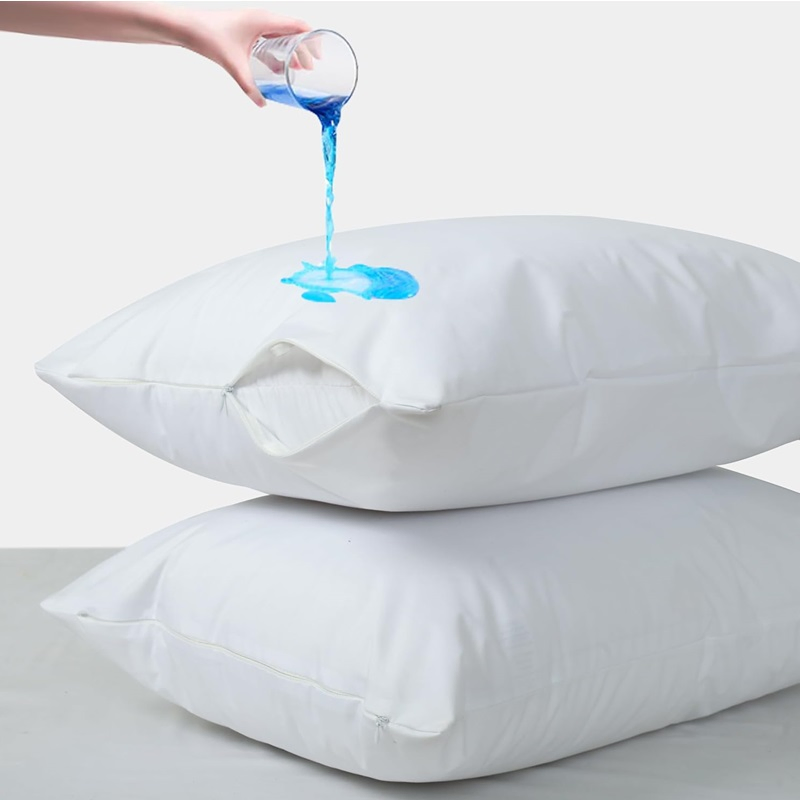 Made in China Soft & Breathable Microfiber/Polyester 100% Waterproof Pillow Protector Protection