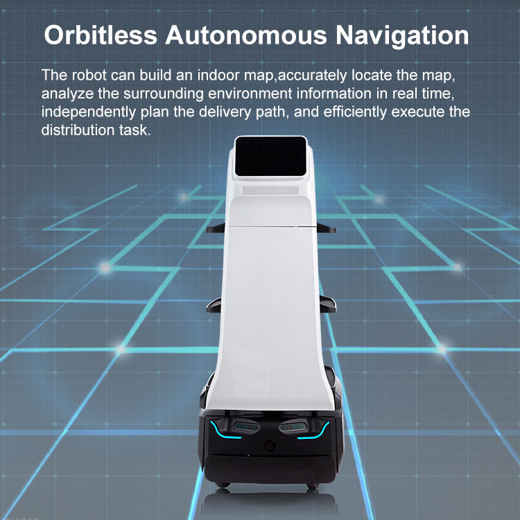Padbot W3s Delivery Robot Commercial Hotel KTV Smart Delivery Robots