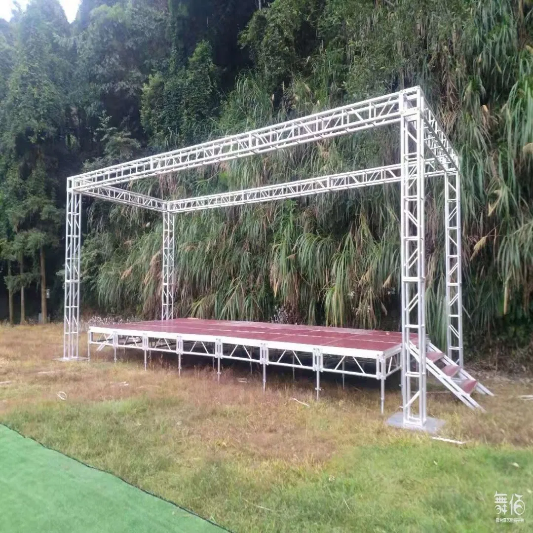 Roof Truss System with Stage for Outdoor Event Truss Aluminum Stage Truss