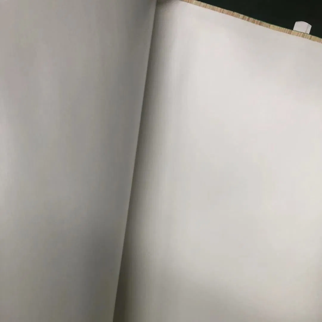 Dr-Lvp002 Decorative Melamine Faced Veneer Dr-Lvp002 off White Melamine Paper Pasted Recon Veneer