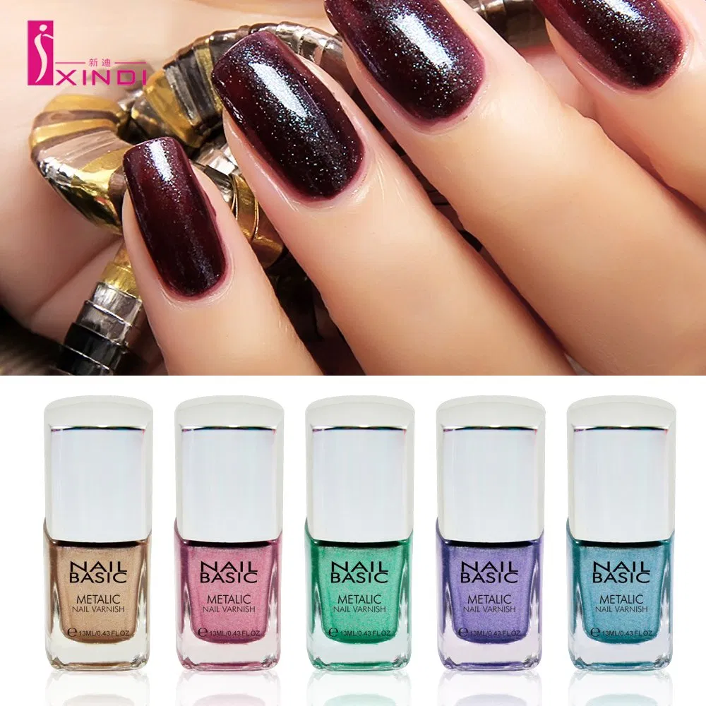 New Arrival OEM Private Label Quick Dry Metalic Nail Polish