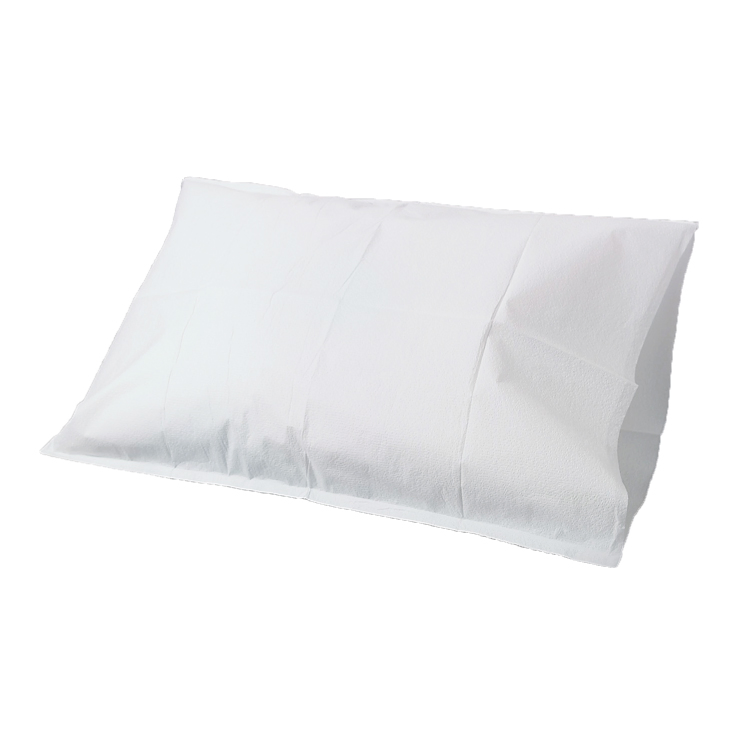 21X30 Inch Hotel/Beauty Use Waterproof Non Woven White Disposable Pillow Case with Inner Flap