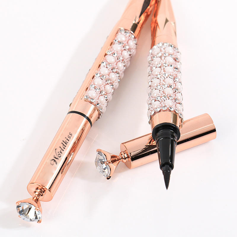 Custom New Design Diamond Liquid Eyeliner Quick Dry Waterproof Long Lasting Eyeliner