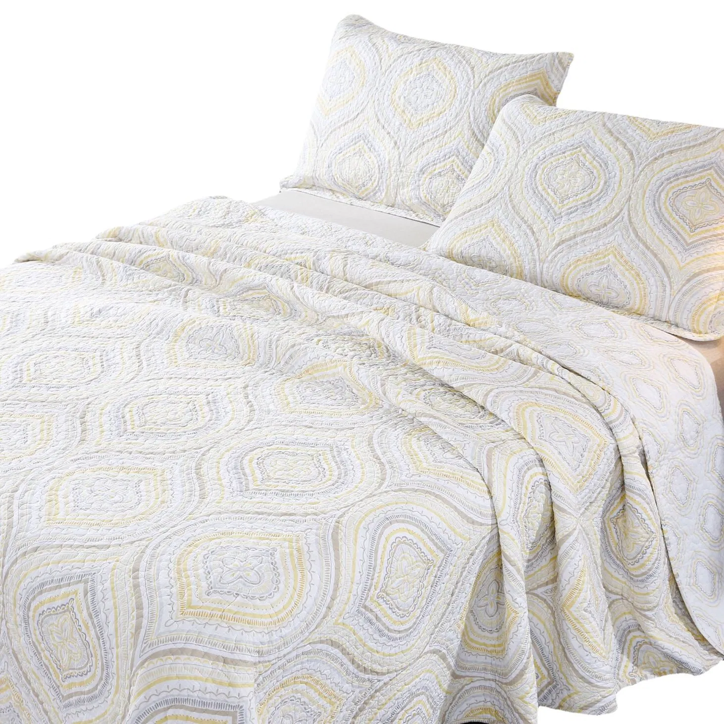 Hot Selling Holiday Home Use Gift Coverlet Custom Color Bedding Coverlet Sets Close Skin Soft Nature Quilt Bedspread