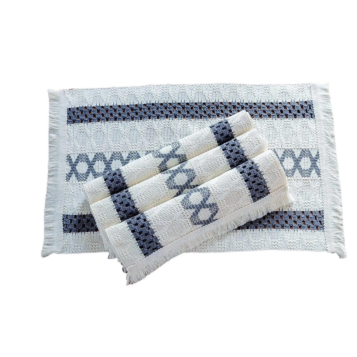 Wholesale Nordic Style Western Style Hotel Tableware Rectangle Place Mats Set Can Be Customized