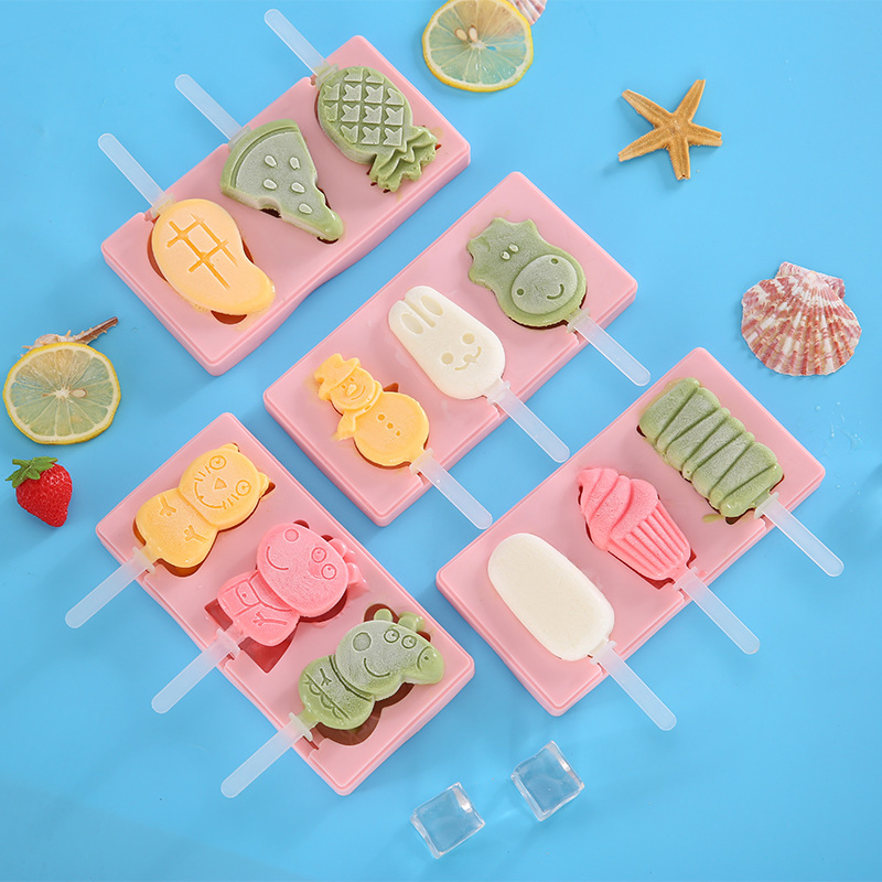 Ice Pop Mold Homemade DIY Frozen Ice Yogurt Maker Creative Shapes