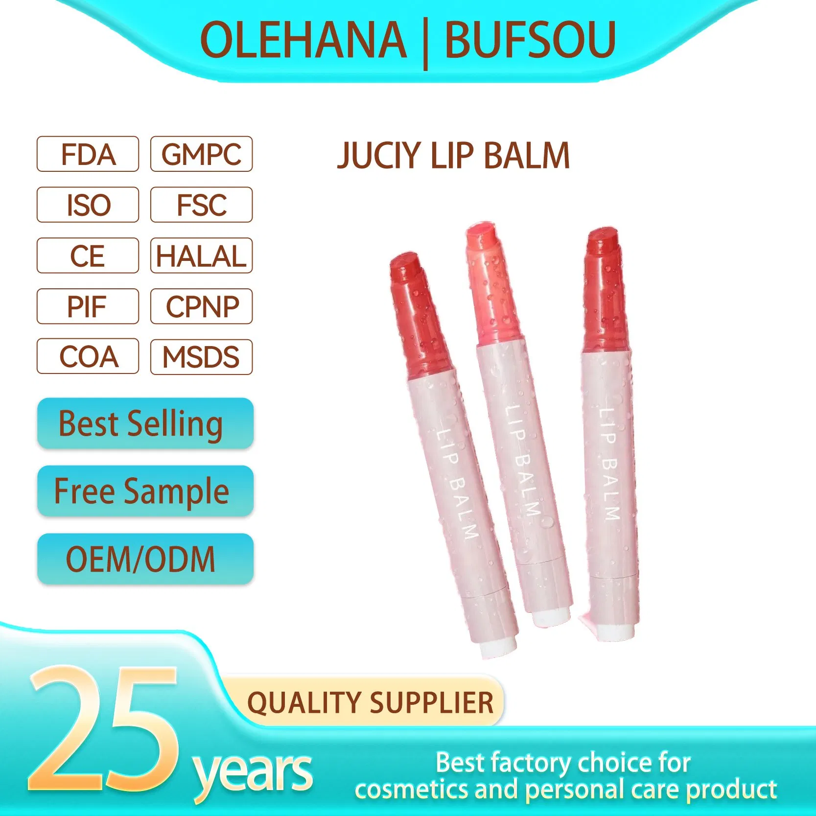 Vegan Antioxidant Vitamin Restore Moisture Nourishing Juicy Private Label Lip Stick
