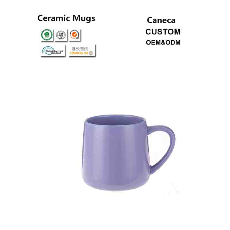Керамическая кружка матовая глазурованная 350 мл
