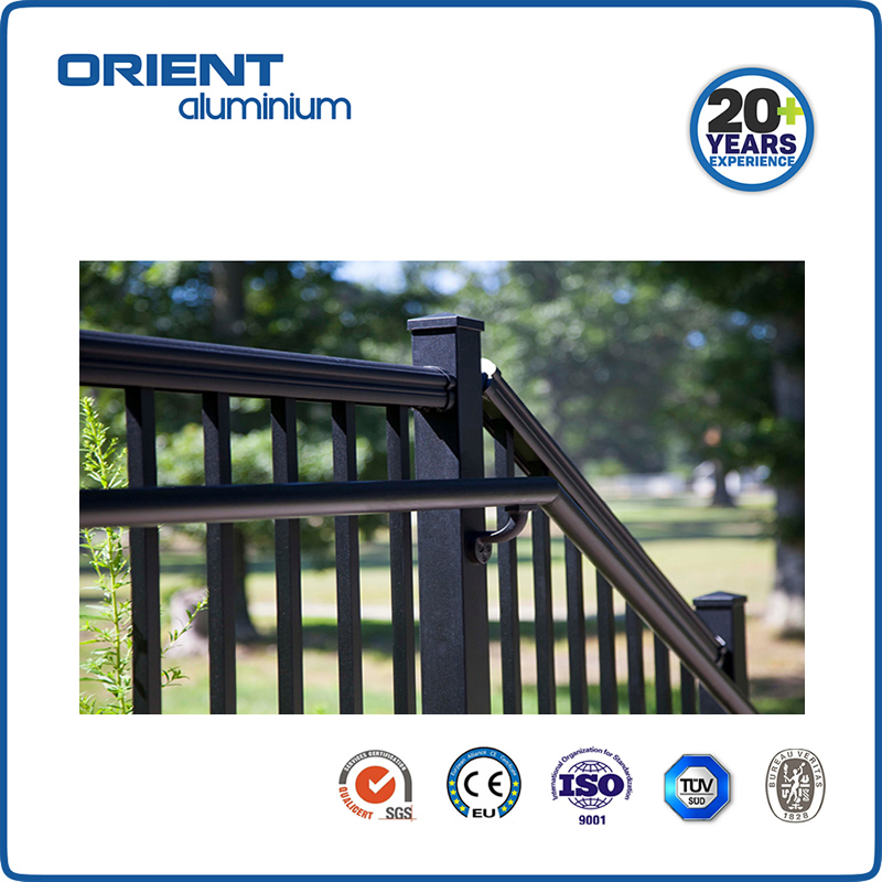 Good Design Staircase Aluminum Handrail for Aluminium Stair Handrail Railing