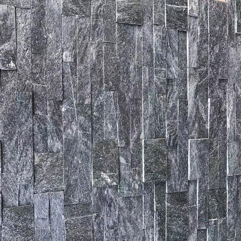 Natural Black Slate Wall Cladding Stone Veneer Decorative Culture Stone for Sale