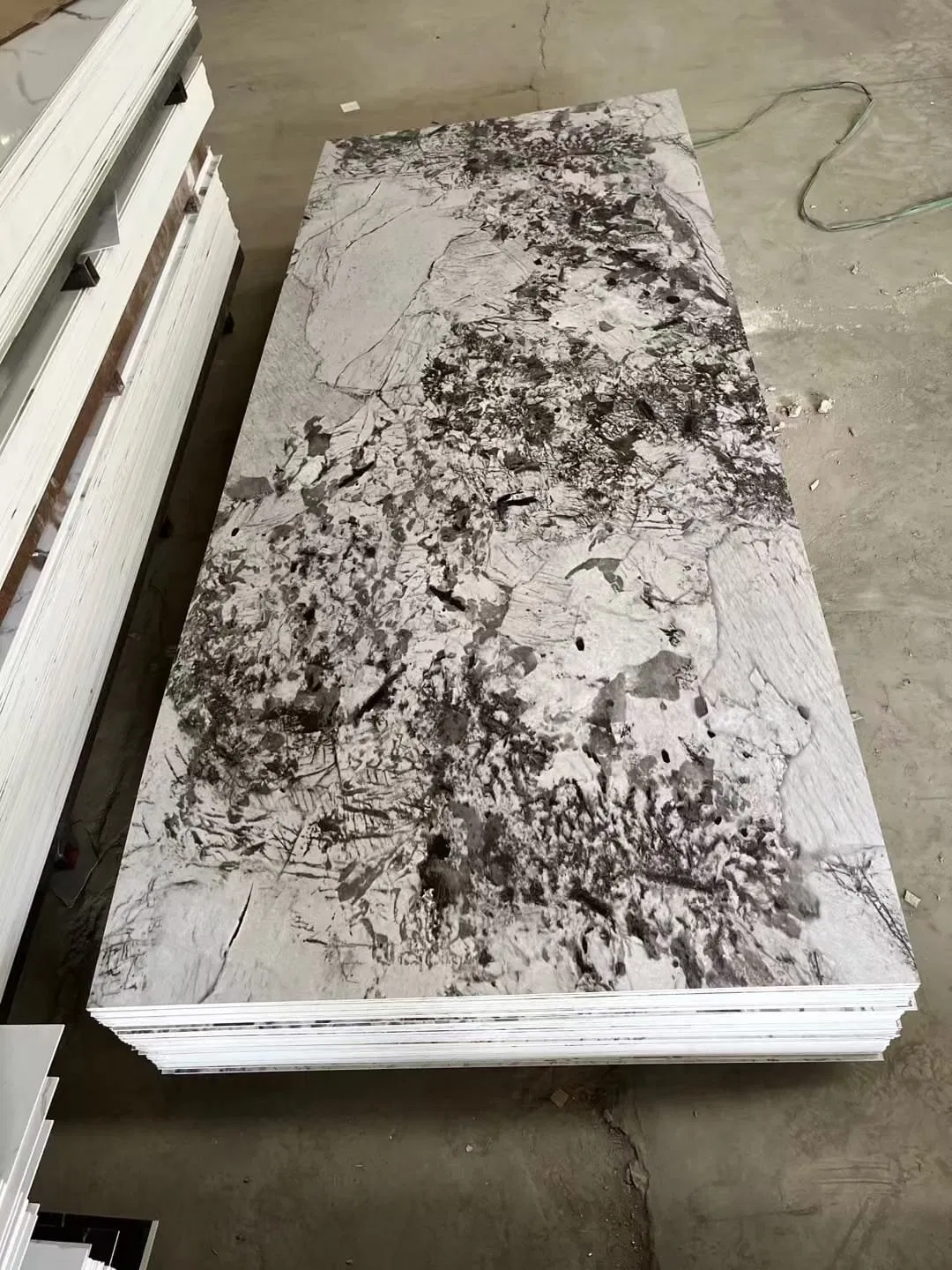 PVC Carbon Slate Marble Board Wall Panel PVC UV Marble Sheet Wall Paneling Sheet