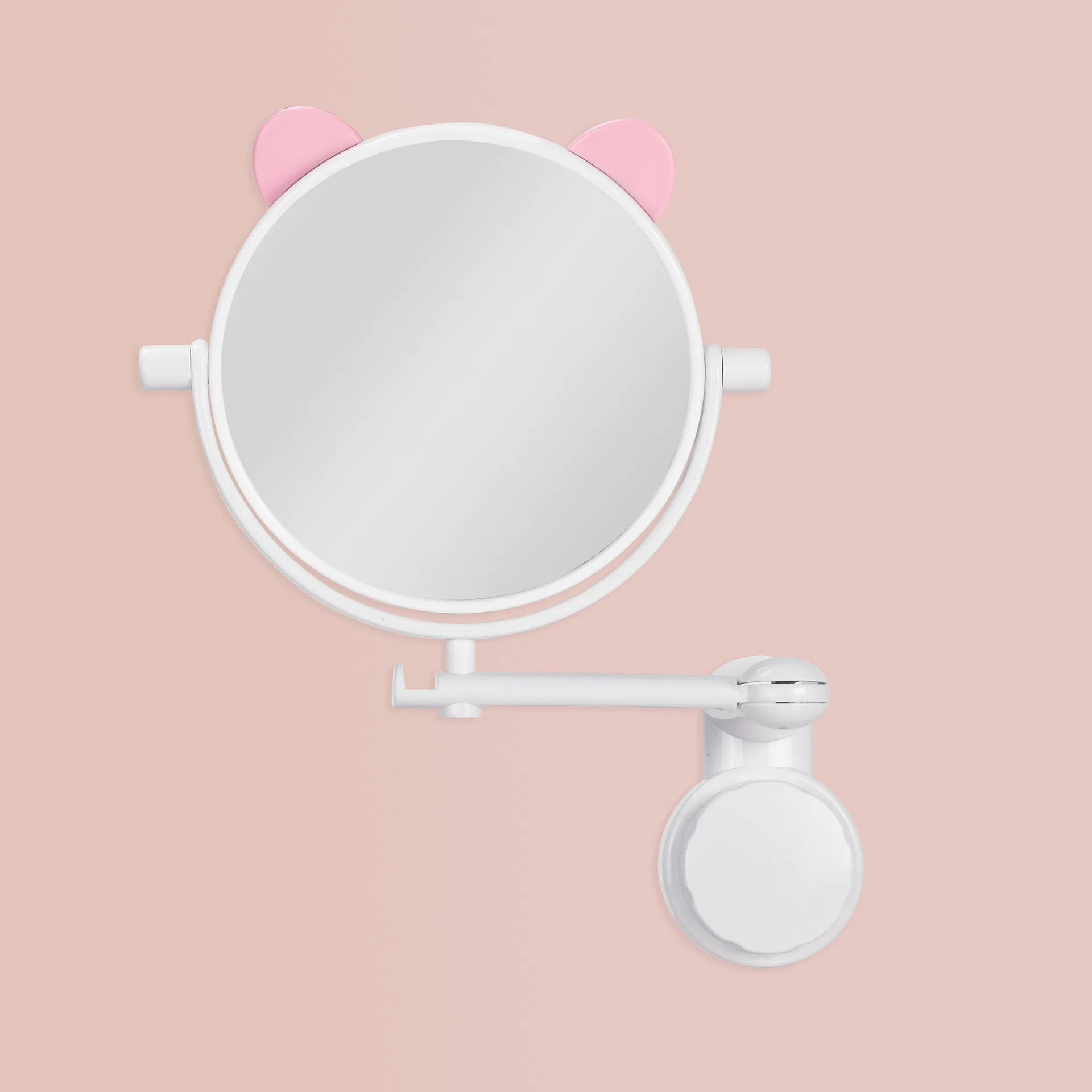 Rotatable Touch LED Bathroom Single-Sided Makeup Mirror