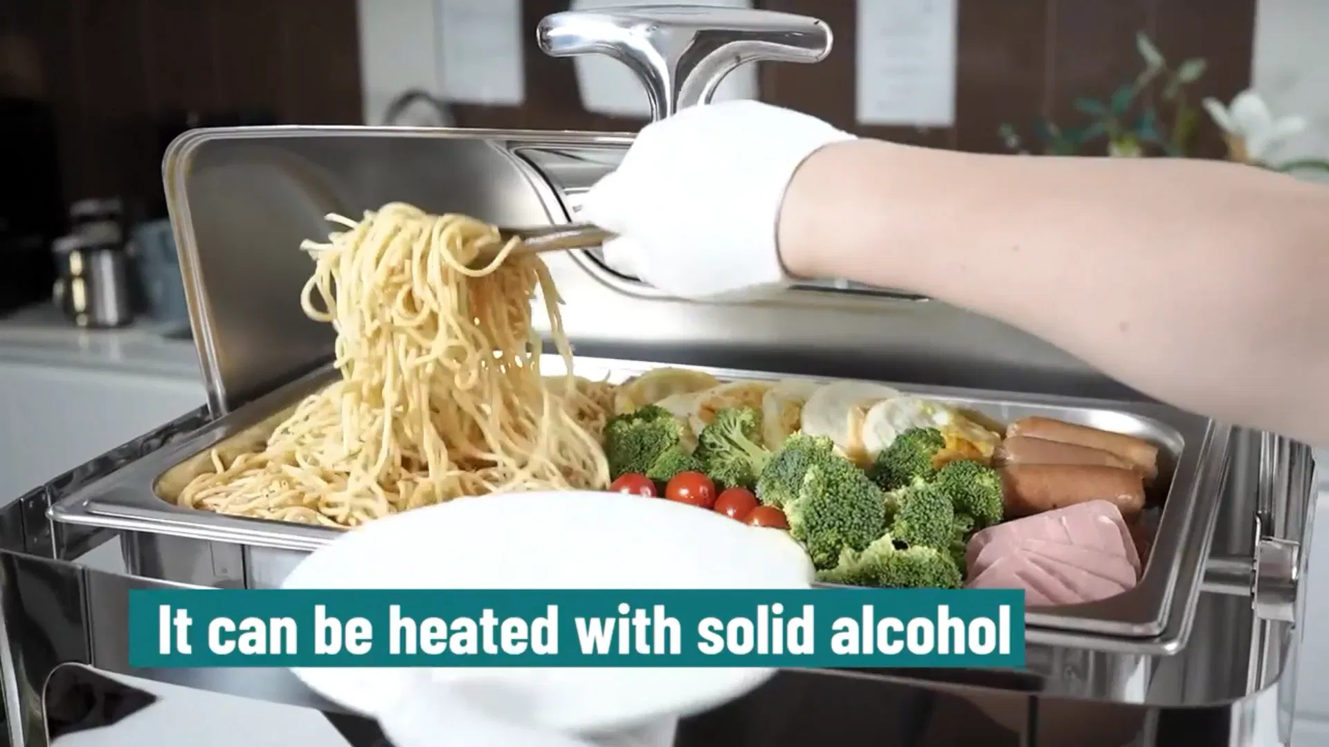 New Design Metal Ss Stainless Steel Chefing Dish Food Warmer Chafing for Hotel Cafeteria Party Restaurant Buffet