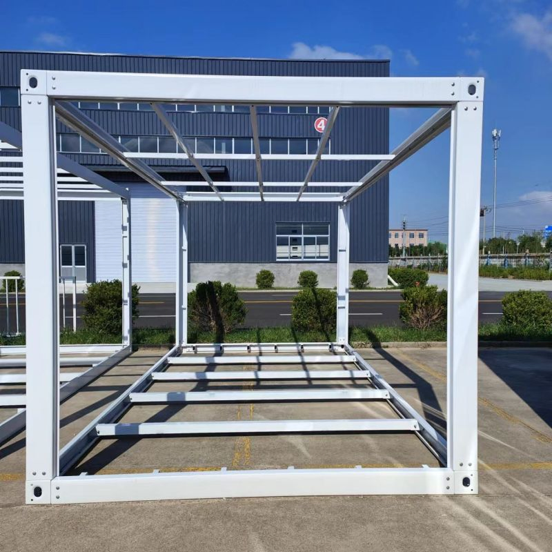 Frame Structure Prefabricated Staff Dormitory Tiny Storehouse Prefab Apartment Modular Residential Green Foldable Mobile Folding Portable House Frame