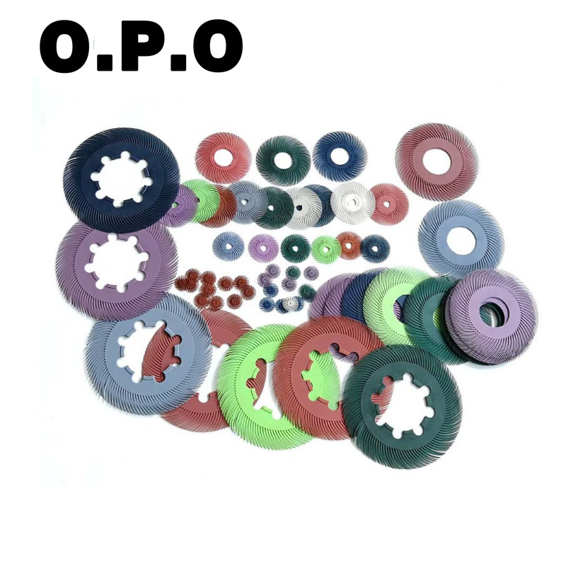 Щетка дисковая радиальная 6 дюймов, розовая, для полировки