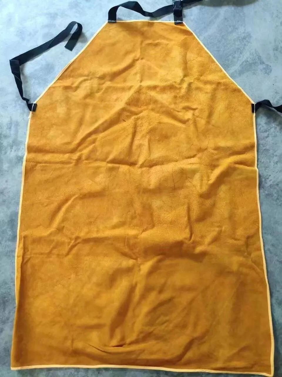 Flame Retardant Heat Resistant Safety Split Leather Welding Apron Sleeves Spats Gloves Welder Set Welding Equipment