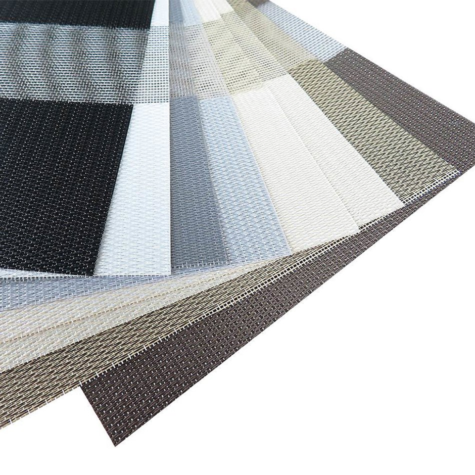 Manufacturers Day and Night Waterproof Blackout Windtight Zebra Roller Blind Fabric