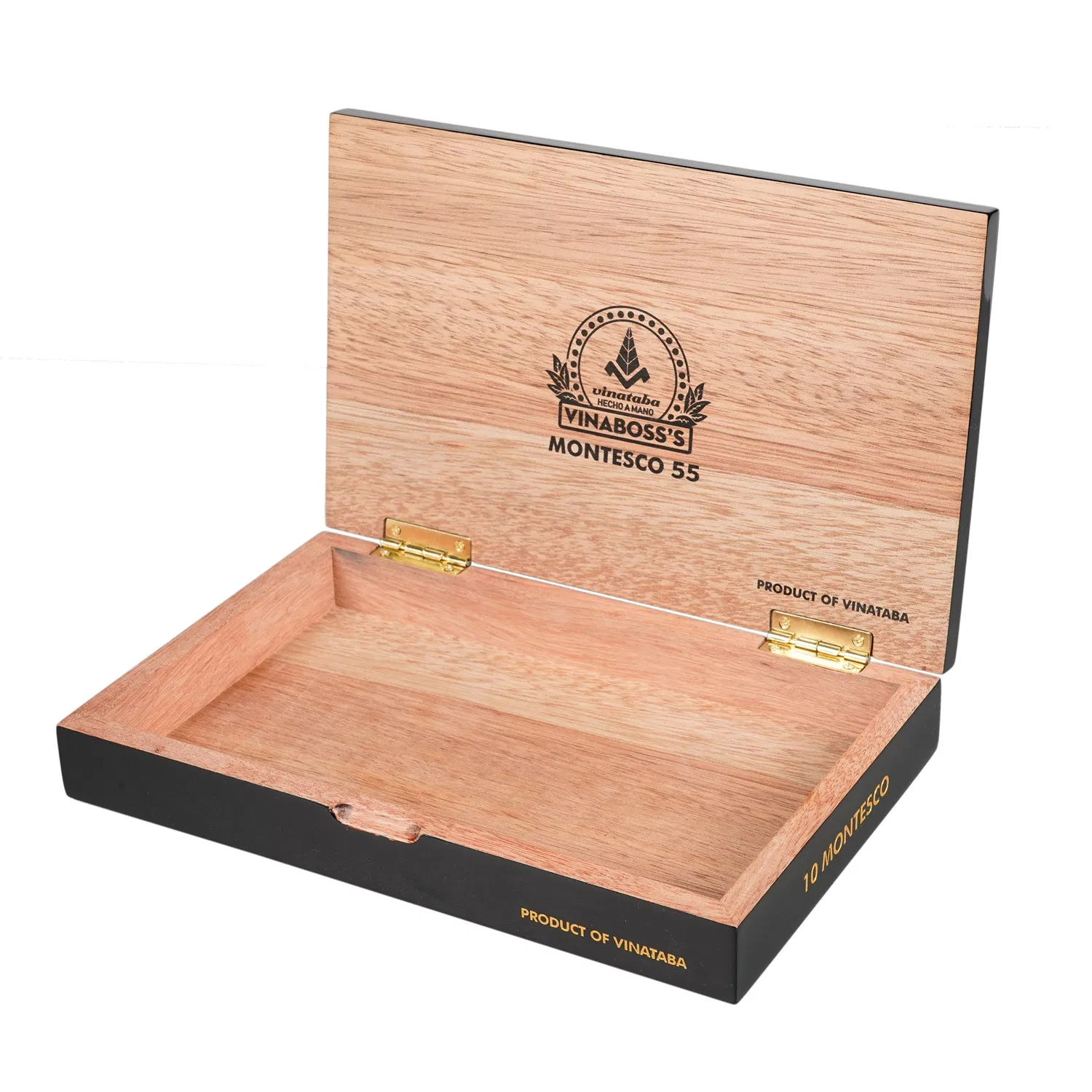 Luxurious Mahogany Cigar Humidor Box for Premium Cigars