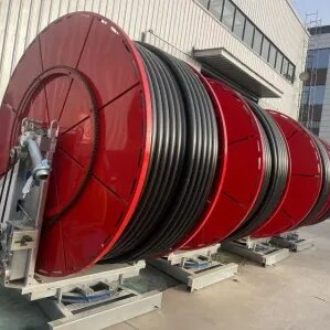 Hose Reel Irrigation System Big Rain Gun Traveling Irrigator System