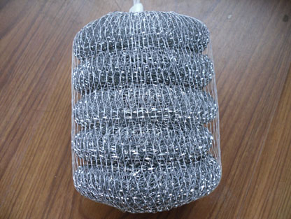 Металлическая губка для посуды из нержавеющей стали