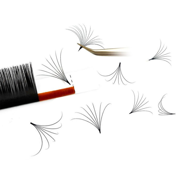 0.03 0.05 0.07 Easy Fan Lashes 6-25mm Extremely Soft Easy Fanning Eyelash