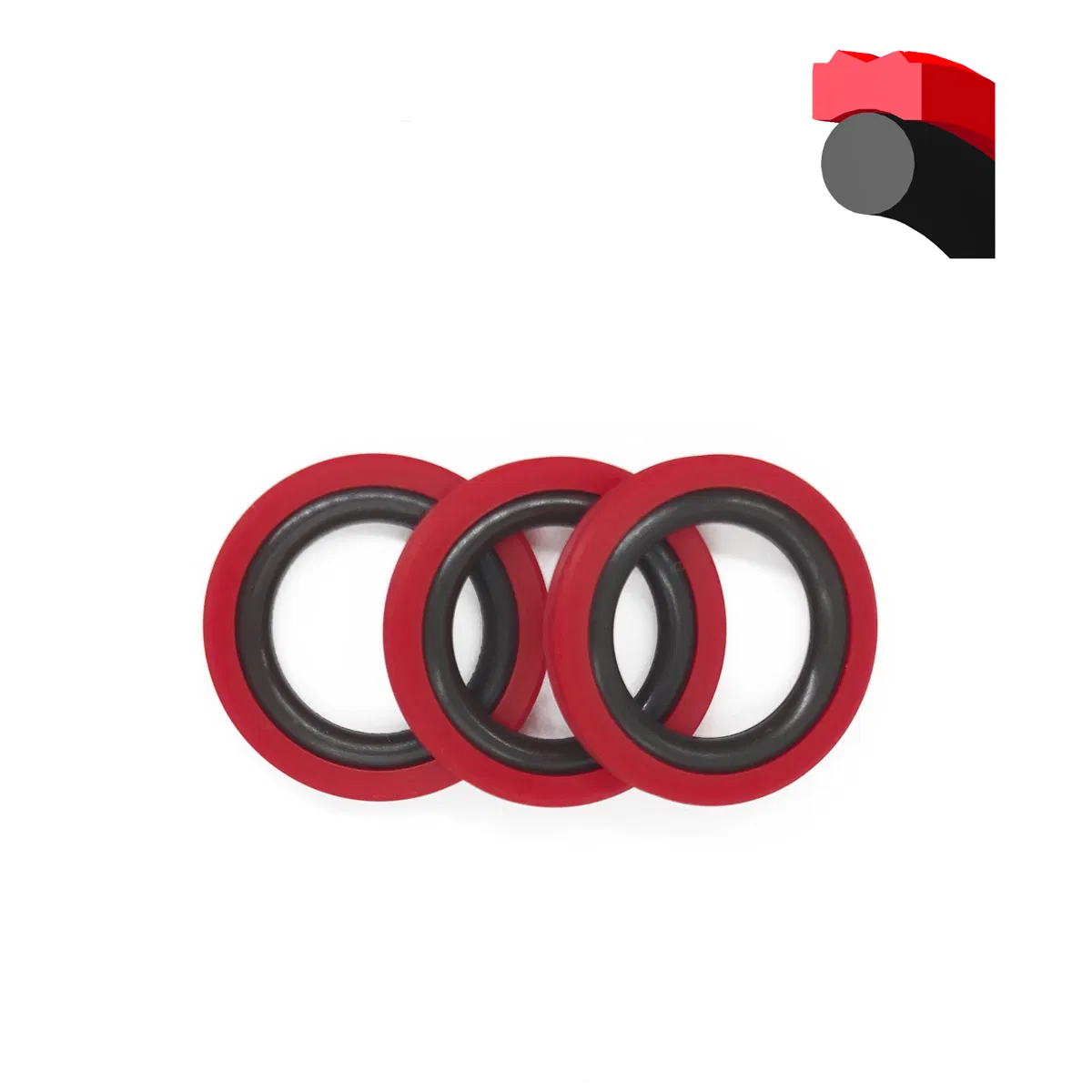 Двойное уплотнение HPU с O-кольцом для гидравлики