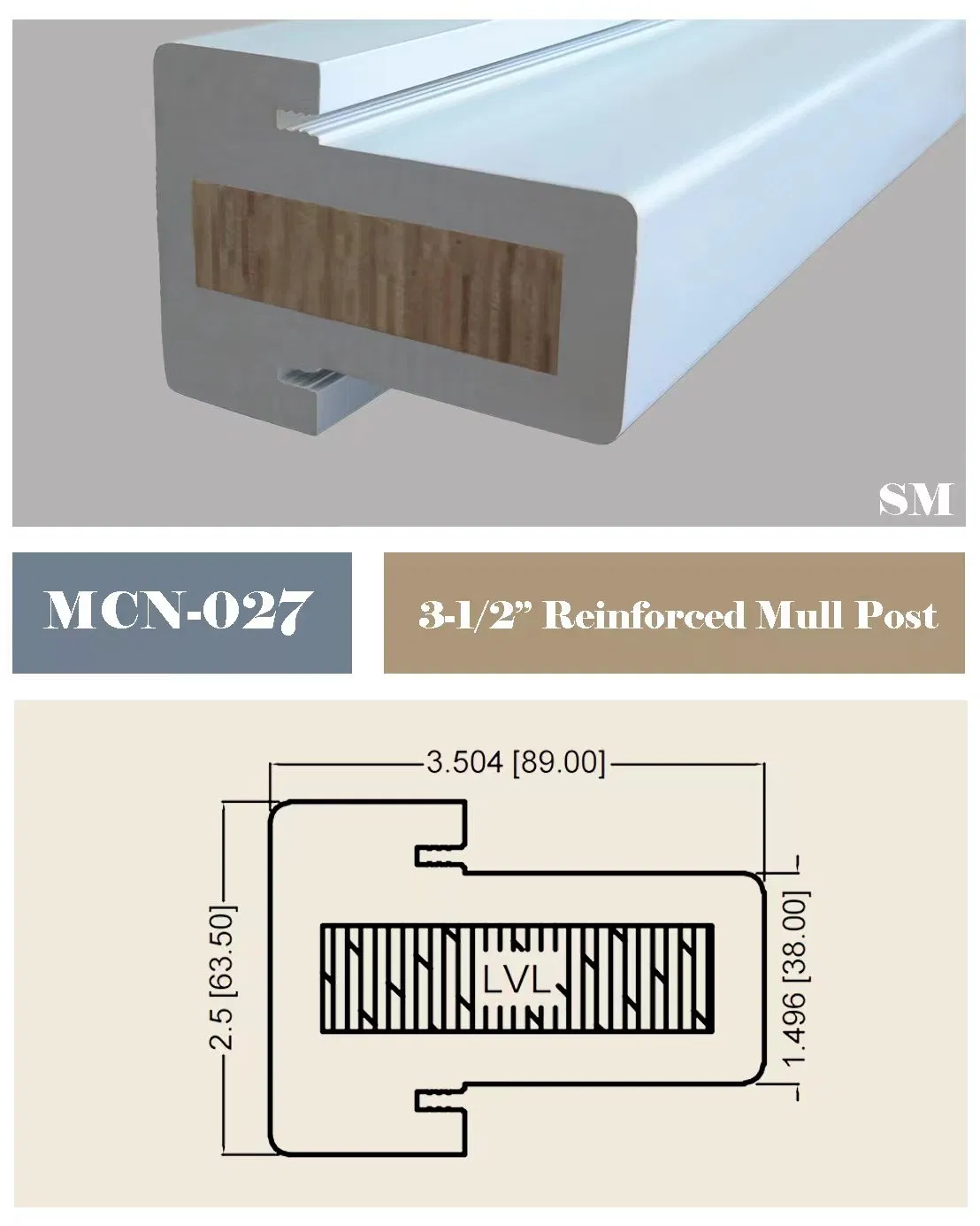 PVC Door Frames for Fiberglass Entry Door