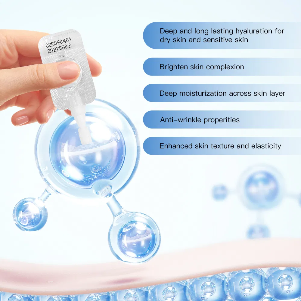 New Upgrade 1ml/PC Face Skin Care Firming Facia Hyaluronic Acid Serum
