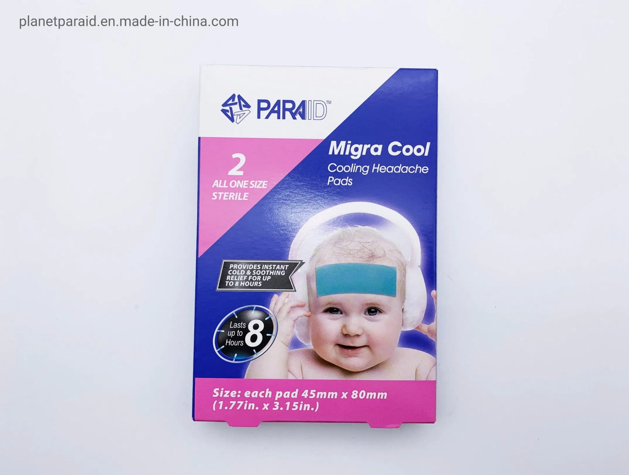 Basic Customization 4.5*8cm Headache Cooling Gel Fever Reducing Patch for Kids