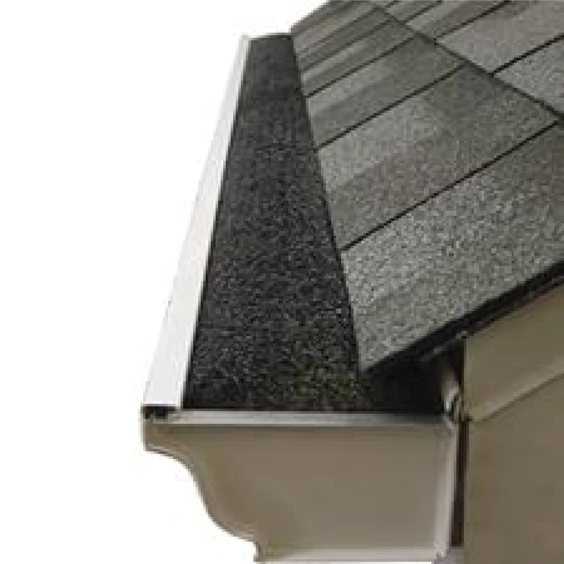 4 FT Foam Filter Plastic Gutter Guard for 5 Inch K-Style Rain Gutter
