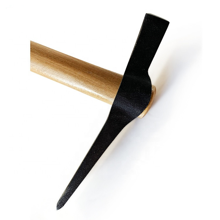 Mold Forged Pickaxe Head Mini Garden Pick with Beech Wood Handle