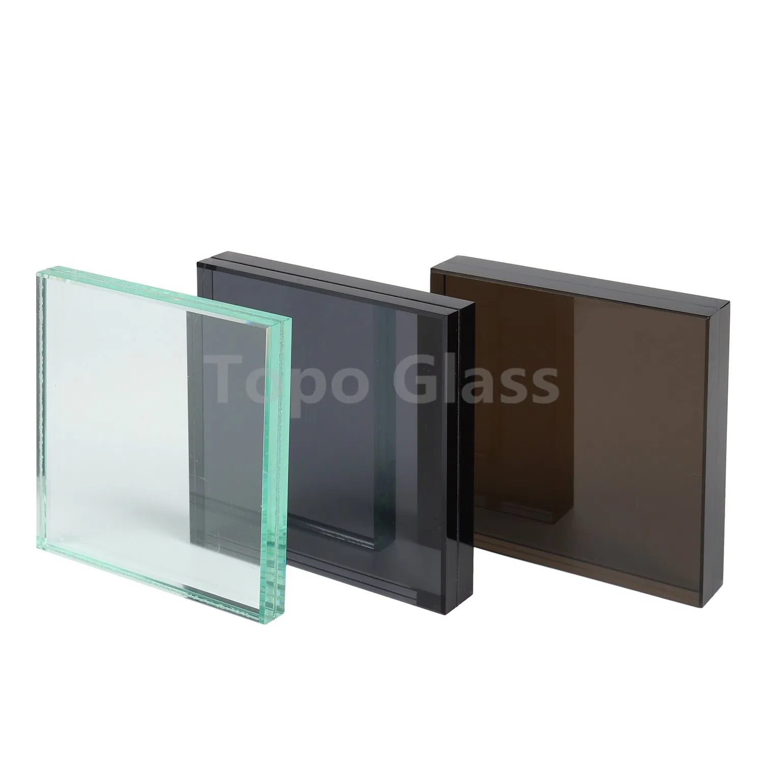 15mm+15mm+15mm+15mm 4 Layers Low Iron Tempered Laminated Safety Glass for Construction (LG-TP)