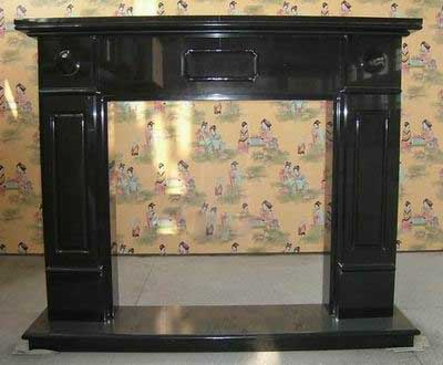 Marble/Granite White European Style Electric Stone Fireplace