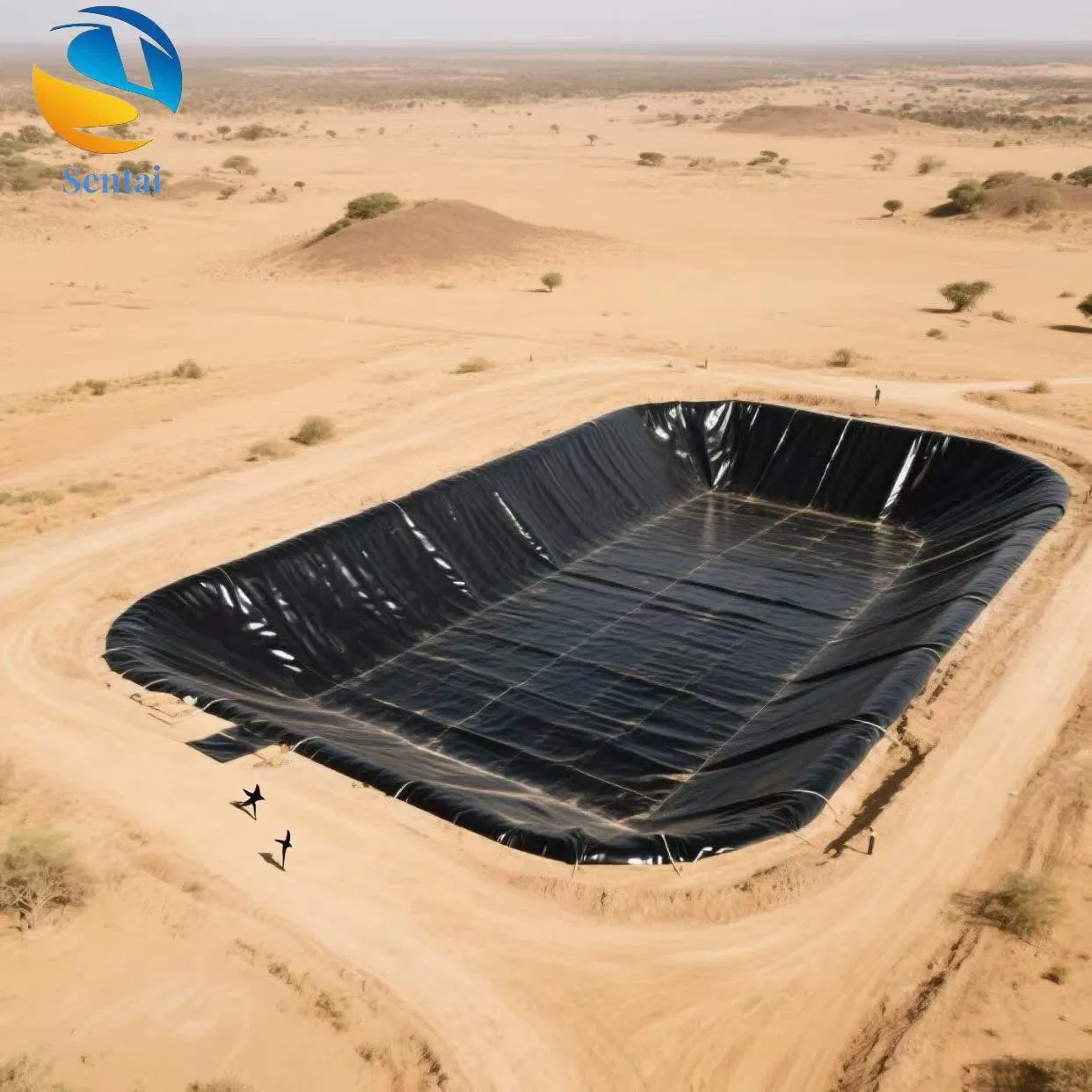 Durable HDPE Geomembrane for Oil Resistance in Pampas Storage Tank Substrate Hazardous Waste Landfill Site Anti Aging Geomembrane