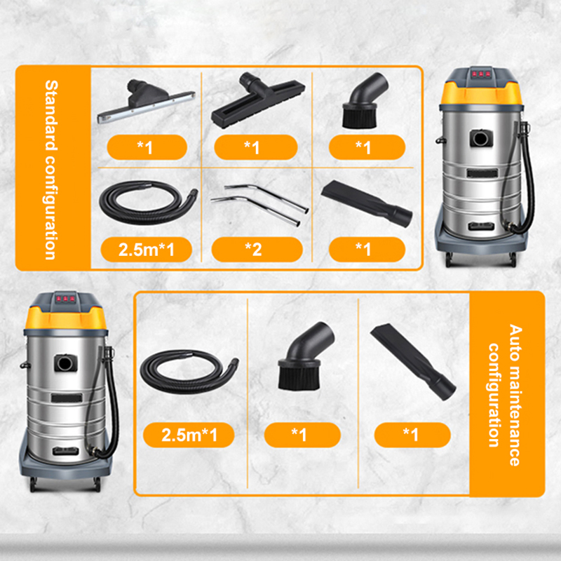 Factory Direct Sales Wet Dry Industry Commercial Cordless Auto Vacuum Cleaner Equipment