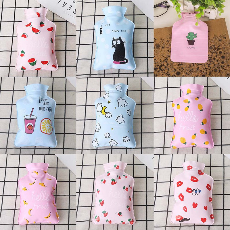 Lovely Cartoon Hand Warm Water Bottle Mini Hot Water Bottles Bag