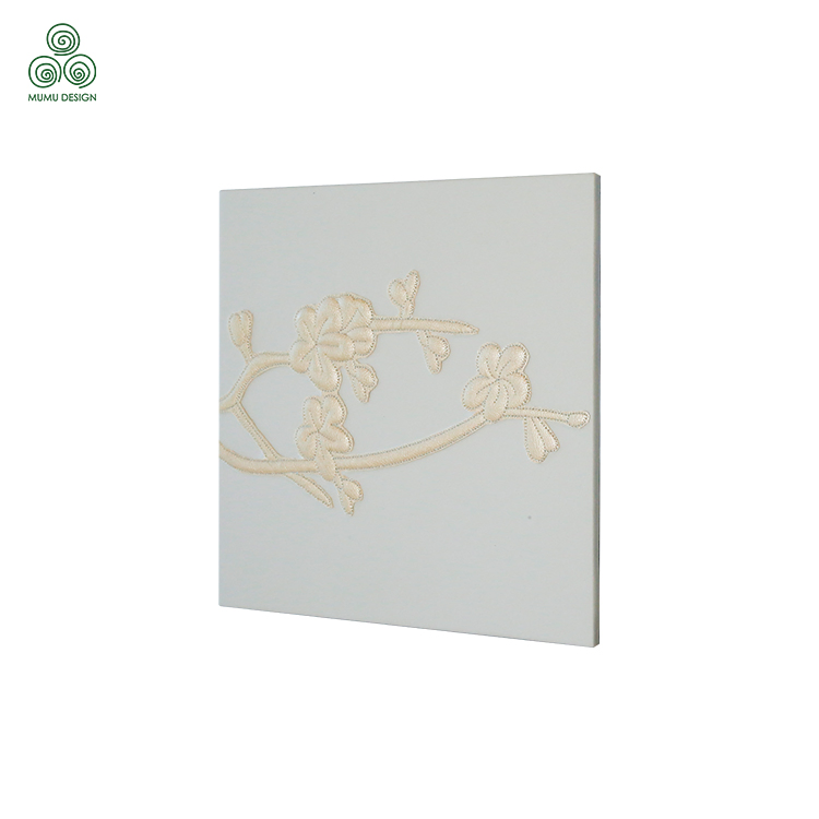 Integrating Multi Shape 3D Relief and Chinese Embroidery for Indoor Wall Panel
