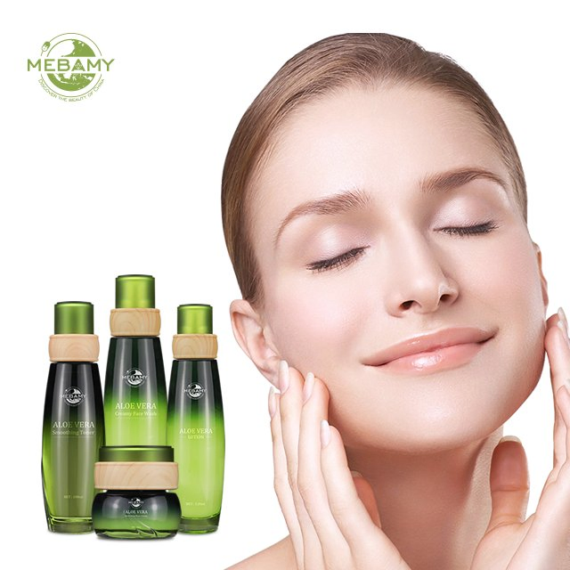 Private Custom Aloe Vera Moisturizing Skin Care Set (4 pieces)