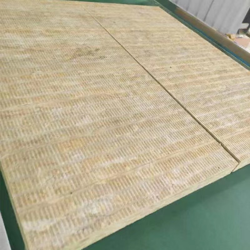 High Density Rock Wool Clean Plate Stone Wool Mineral Wool Rock Wool Board/Slab/Sheet with Aluminum Foil for Wall and Roof