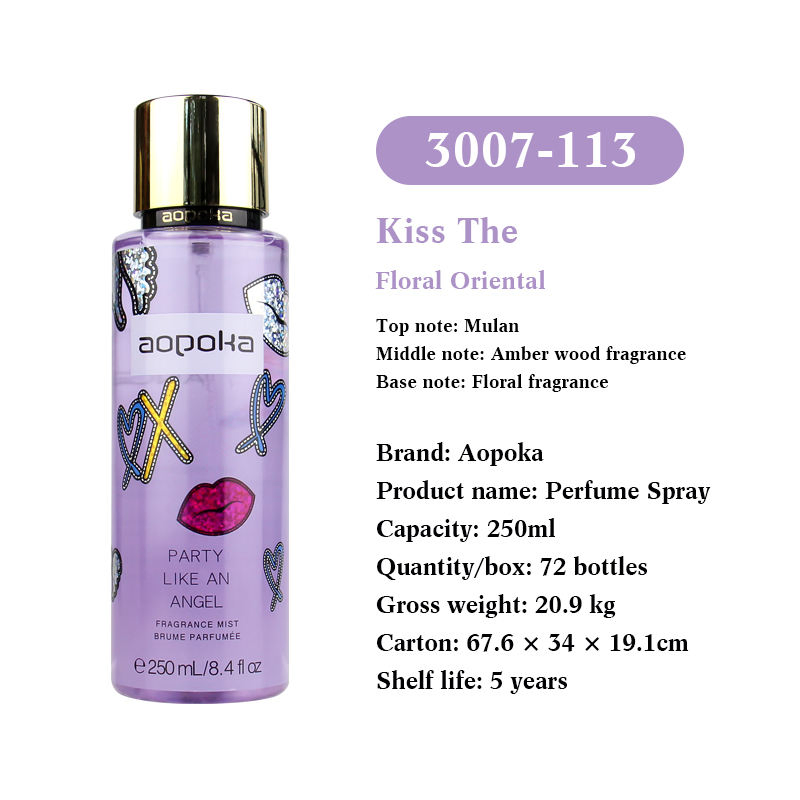 Aopoka 250ml Ladies Perfume Mist Body Spray Long Lasting Perfume
