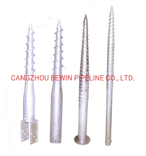 Винтовой анкер для солнечных панелей с фланцем